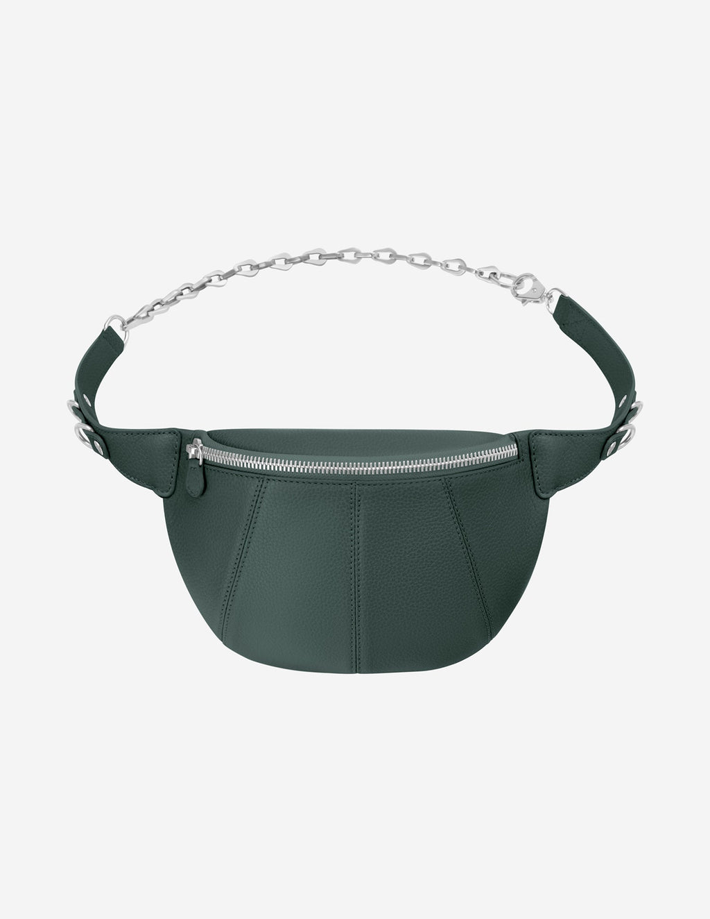 Bolsa The Hiro em pele verde Forest — vista principal