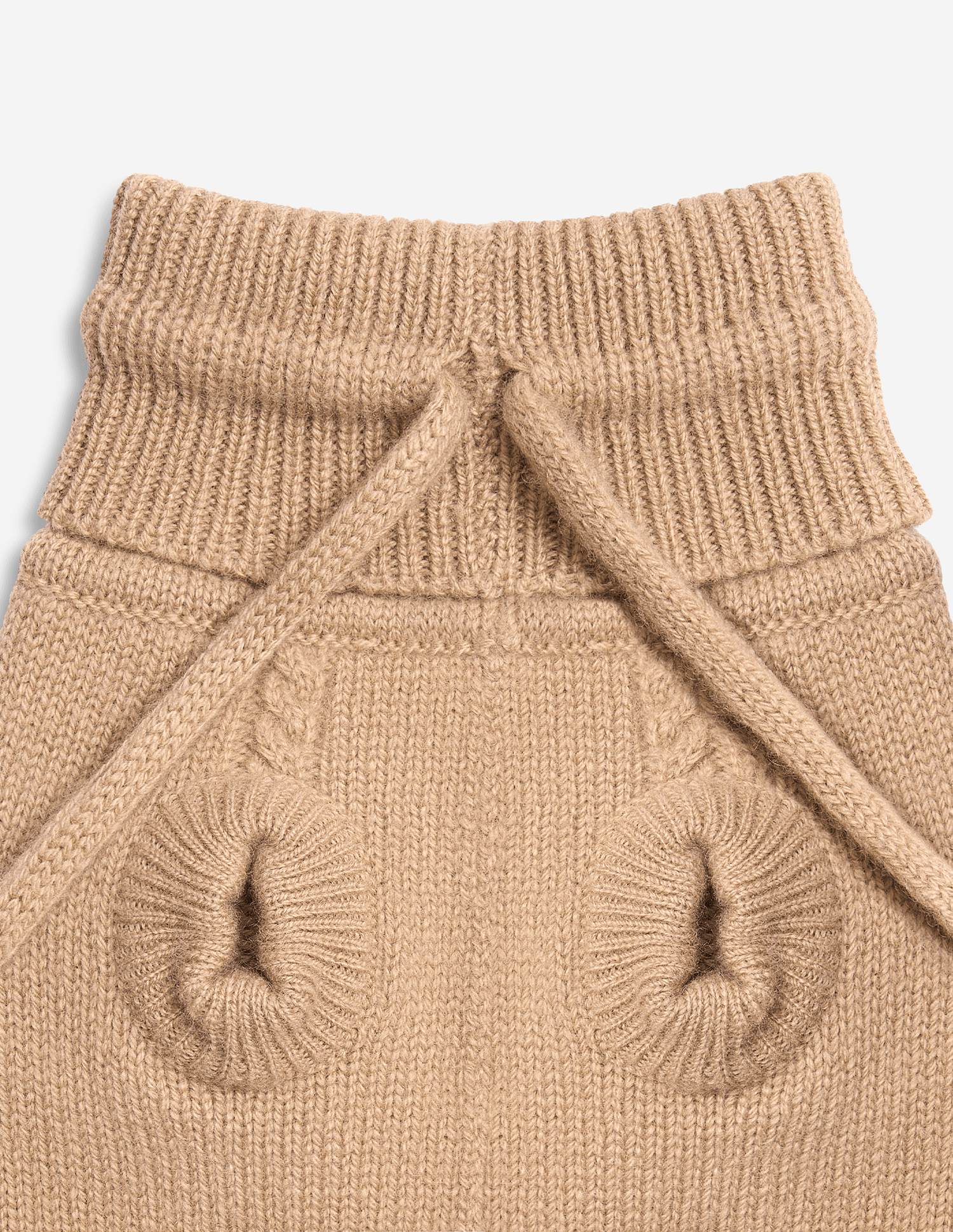 The Bonny — Camisola de Caxemira da PAGERIE — detalhe do acabamento