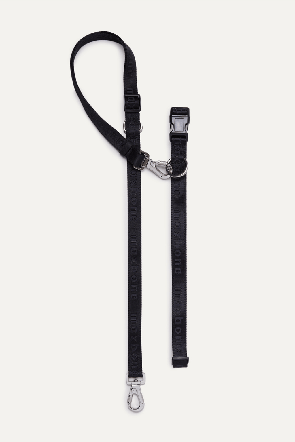 Trela GO! With Ease Hands Free Leash premium da Maxbone em preto — detalhe das ferragens (78)