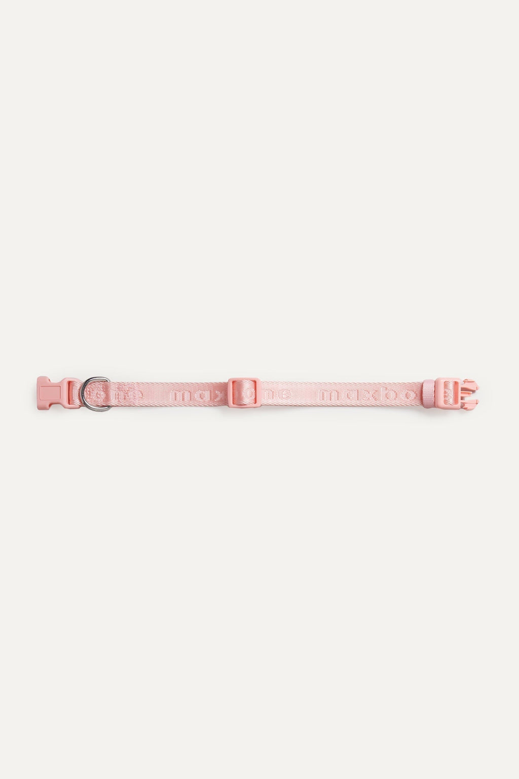Coleira Signature Collar premium da Maxbone em Peach — detalhe da textura (38)