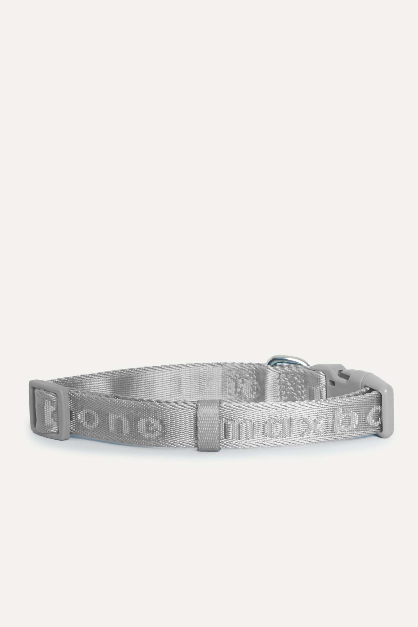Coleira Signature Collar premium da Maxbone em Light Gray — vista principal (25)