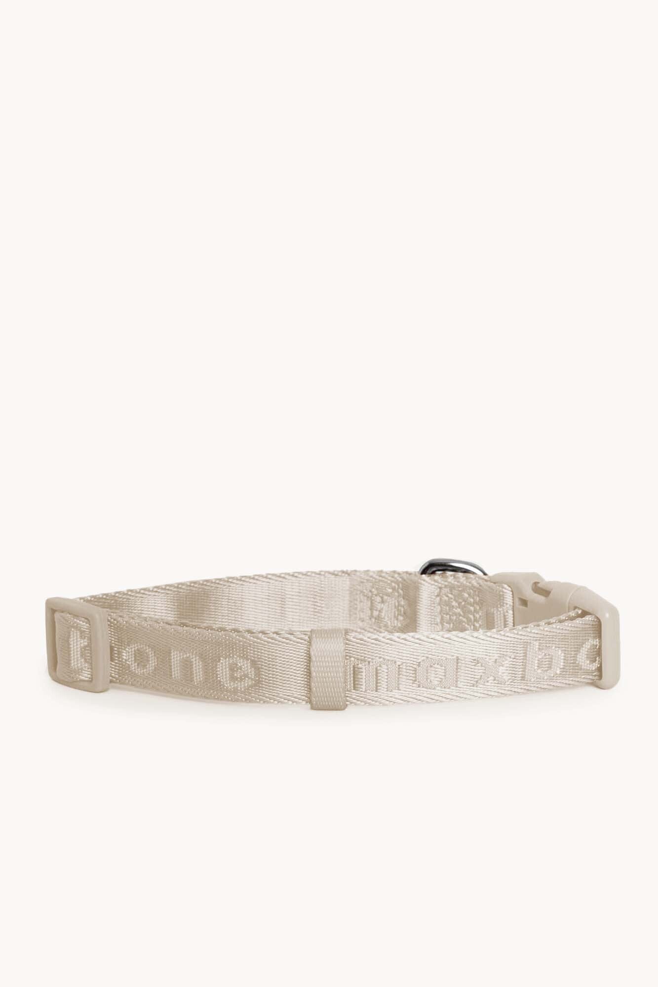Coleira Signature Collar premium da Maxbone em Ivory — vista principal (19)