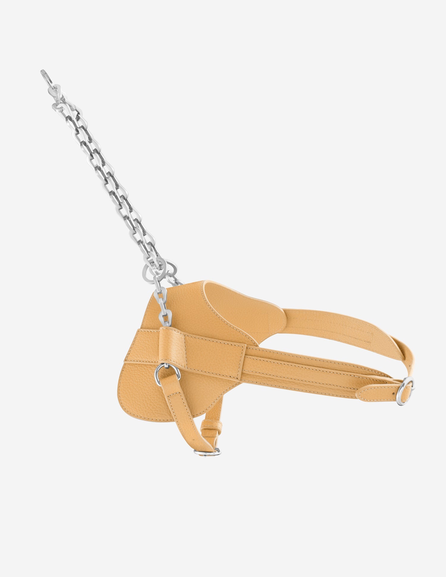 Arnês The Simone em pele amarela Saffron — vista principal