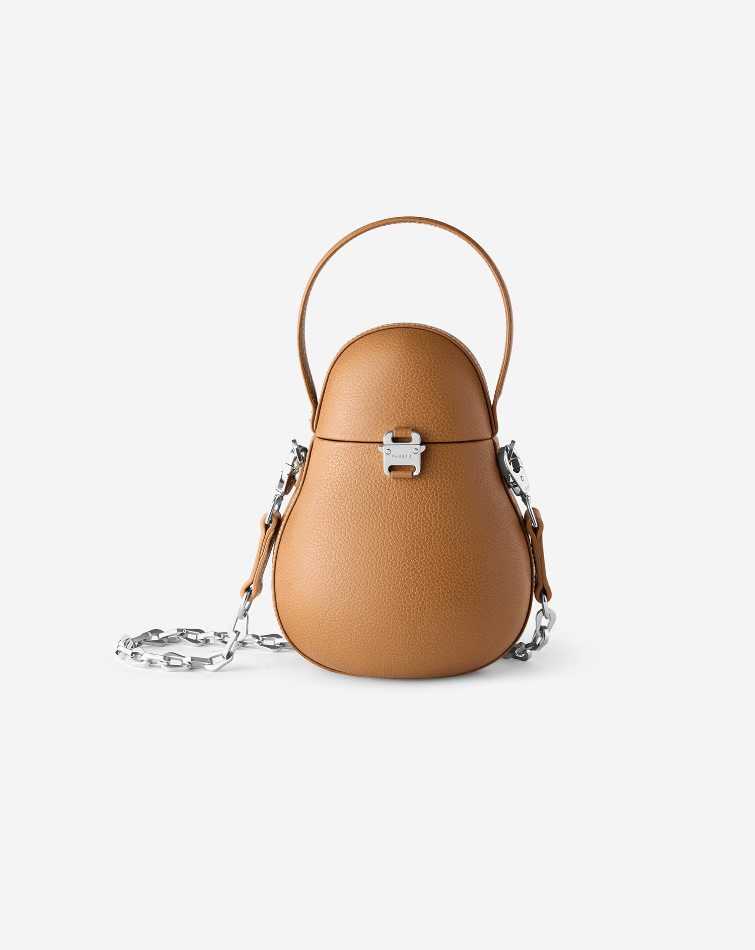The Attom — Alça de Corrente para Bolsa da PAGERIE em cor castanha Saddle — detalhe